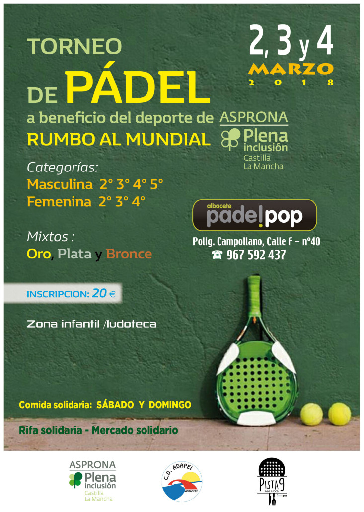 TORNEO PADEL 320x450