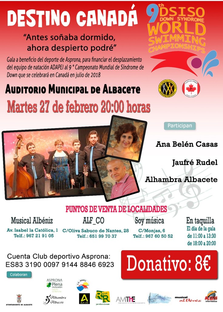 cartel concierto asprona destino canada